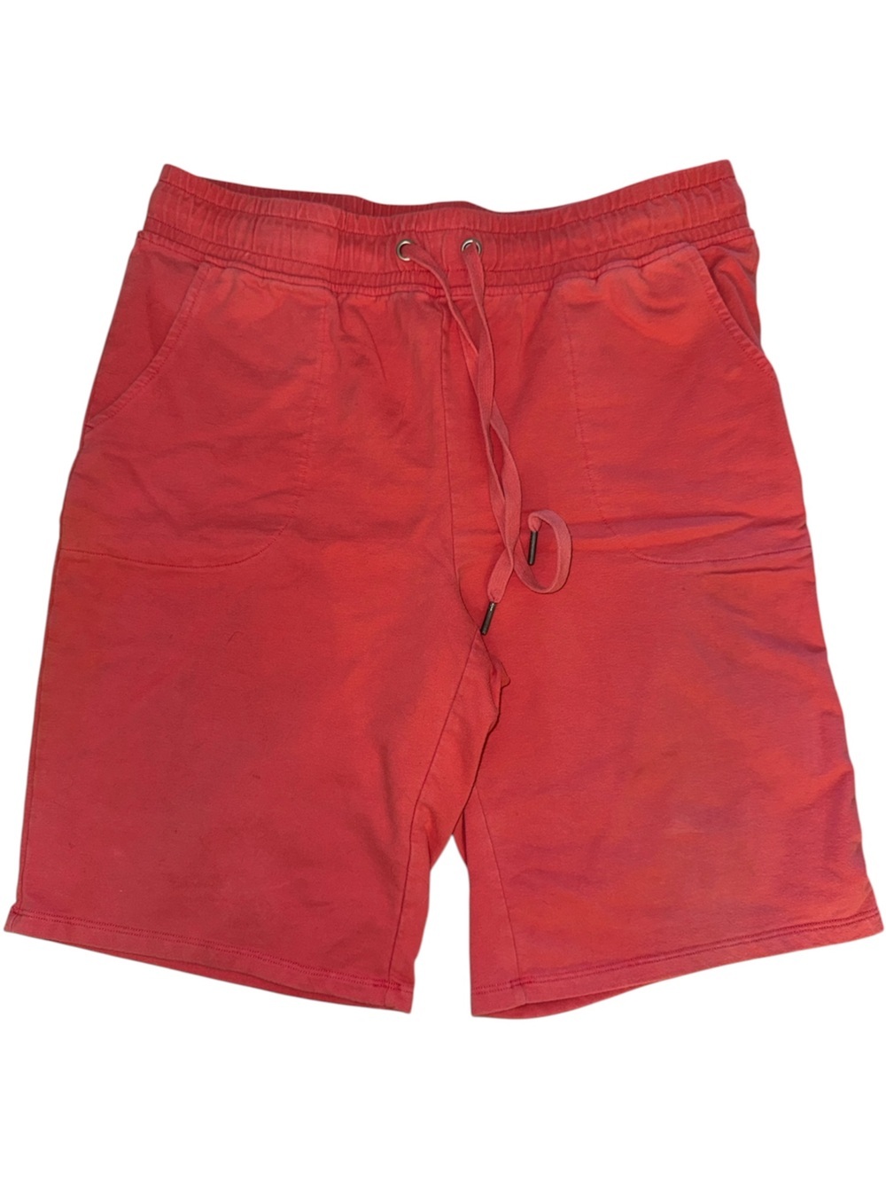 Sport Savvy Bright Coral Cotton Drawstring Shorts M